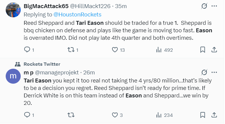 可他的表现, 好在伊森在 可他的表现, 好在伊森在